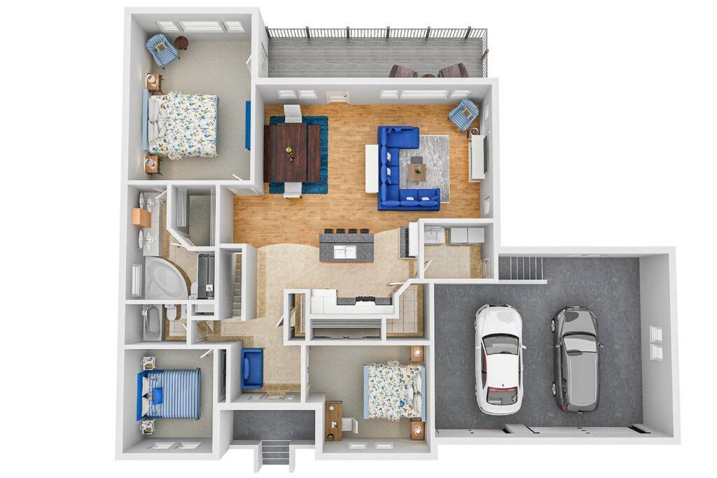 Holiday home Upscale Huge 2 Decks W Views 2 Living Spokane